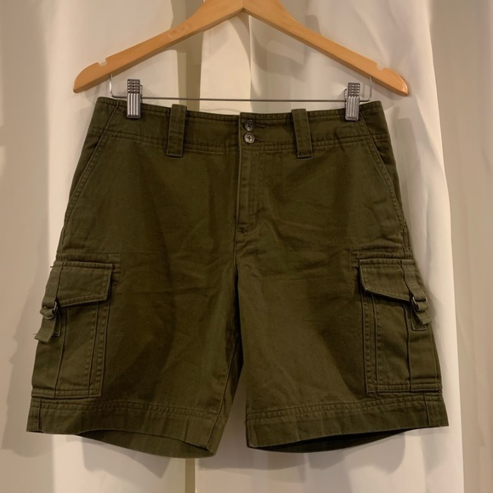 Lauren Ralph Lauren Shorts Womens 4 Green Cargo Pocket Casual Outdoor Ladies